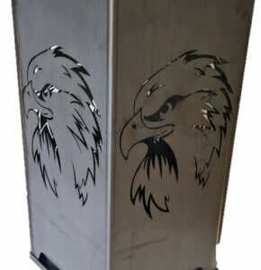 Feuerkorb ADLER Feuerschale geschweißt Korb Gartendeko Feuer Terasse 50cm 75cm