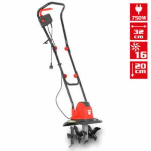 Gartenfräse Motorhacke Elektro 32cm 750 Watt Kultivator Garten Boden Hacke Fräse