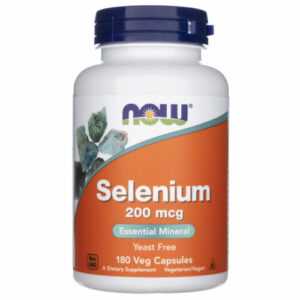 NOW FOODS Selen (Selenium) 200 mcg 180 Kapseln