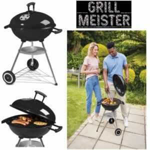 GrillMeister Kugelgrill Grill BBQ Holzkohlegrill Rundgrill Holzkohle Ø 48 cm NEU