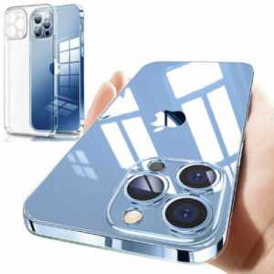 SCHUTZ HÜLLE FÜR IPHONE 15 14 | PLUS | PRO MAX TRANSPARENT HANDY COVER CASE