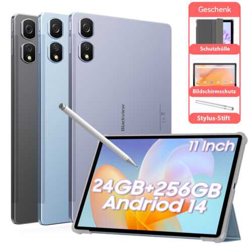 Blackview Tab 16 Pro Android 14 Tablet 16GB+256GB 11Zoll Game Tablet 4G Dual SIM