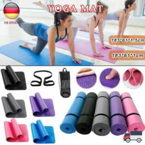 Yogamatte Fitnessmatte Sportmatte Bodenmatte Gymnastikmatte Pilates Fitness NEU