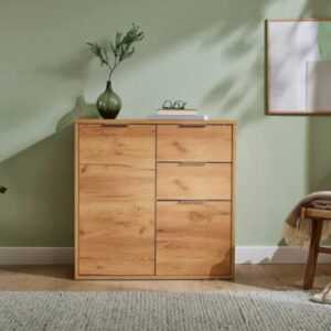 Kommode Sideboard Wohnzimmer Schlafzimmer Eingang Eichenoptik 80x35x80cm NEU OVP