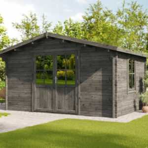 Gartenhaus Malmö Imprägnierung  - 4x3m, 35mm || Holzhaus, Gerätehaus, Blockhaus