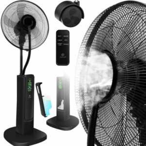KESSER® Standventilator mit Ultraschall Nebel Wasser Ventilator leise Luftkühler