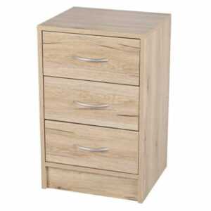 Urban Living Kommode Schrank 3 Schubladen PRATIK Anrichte Sideboard Holzdekor