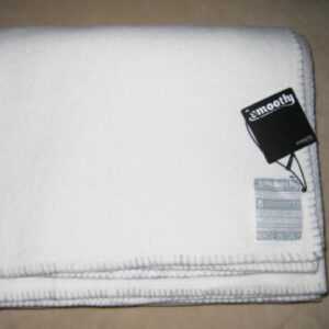 Zoeppritz Fleece Decke Smoothy offwhite 140 x 190 cm neu