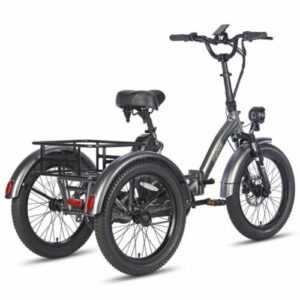Fafrees F20 Mate 20 Zoll Elektro Dreirad  E-Bike 500W 3 Räder Fahrrad mit Korb