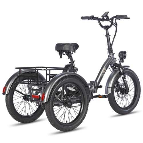 Fafrees F20 Mate 20 Zoll Elektro Dreirad  E-Bike 500W 3 Räder Fahrrad mit Korb