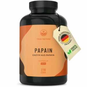 Papain Kapseln - 270 Stück x 700mg - Vegan & Made in Germany - TRUE NATURE®