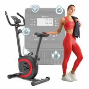 Hop-Sport Heimtrainer HS-015H Fitness Fahrrad für zuhause kompakter Hometrainer