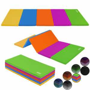 Turnmatte klappbar Weichbodenmatte 185 x 78 x 3 cm Gymnastikmatte Bodenmatte
