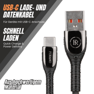 USB C SCHNELL Ladekabel Datenkabel für Samsung Xiaomi Huawei Google Fast Charge
