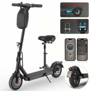 10Zoll Elektro Scooter mit Sitz E-Scooter mit Straßenzulassung ABE 500W bis 40KM