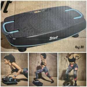 Crivit Vibrationsboard mit Fernbedienung bis 130 kg Vibrationsplatte