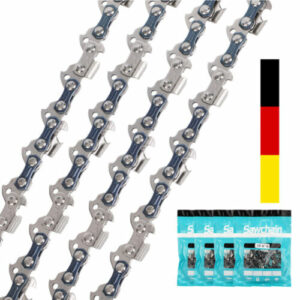 4x Sägekette 40cm / 1,3mm / 3/8" / 56 TG für Scheppach CSE 2200 Kettensäge