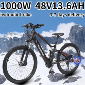 27.5 Zoll Elektrofahrrad Randride YS90B 1000W 48V Fatbike E-Mountainbike 45KM/H
