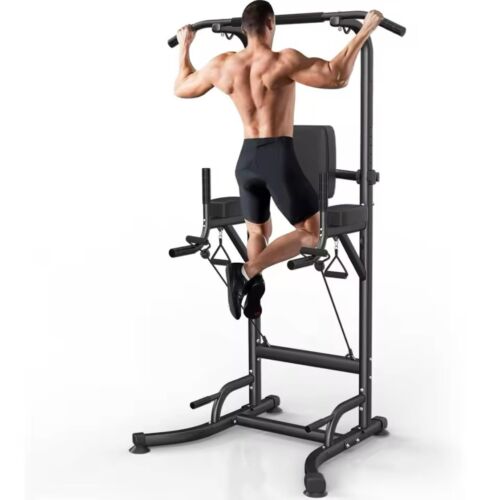 Tower Dip Station Pull Up Bar Multi-Funktion Home Gym Klimmzug Workout Training