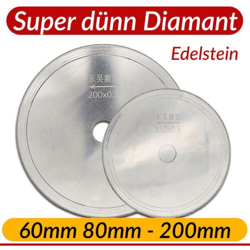 Super dünn Diamant-Edelstein-Sägeblatt 60–200mm Trennscheibe Schmuckwerkzeuge