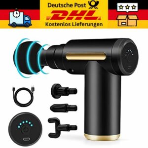 Massagepistole Mini Muskel Massagegerät Tragbar 35DB Ultra Leise 6 Modi.