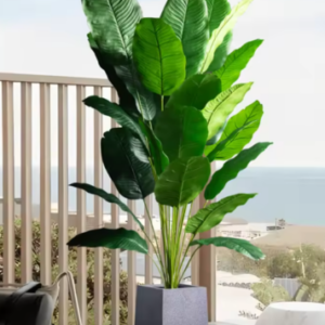 Künstliche Palme groß Pflanzen tropischen Blätter Home Decors