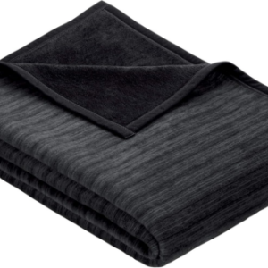 Ibena Wohnmantel Fano 0938/ Kuscheldecke Grau Mit Druckknöpfen Und