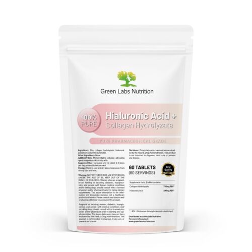 Hyaluronsäure + Meeres Kollagen Hydrolysat, Anti-Aging-Hautfeuchtigkeit