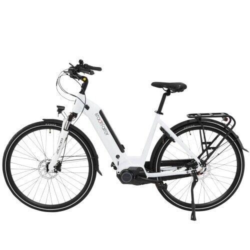 E-Bike 28" Hollandrad B14 Stadtfalter 36V Elektrofahrrad Pedelec Mittelmotor wei