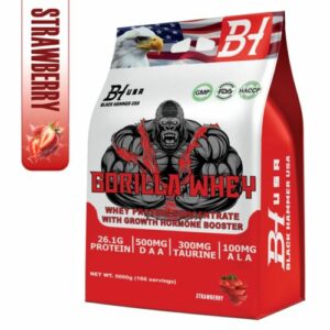 Whey Protein GORILLA 5000kg Erdbeere  Black Hammer USA