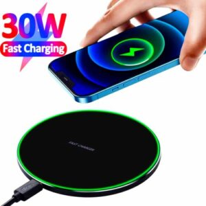 Wireless Charger Qi SCHNELL Ladegerät Induktive Ladestation Kabellos alle Neu de