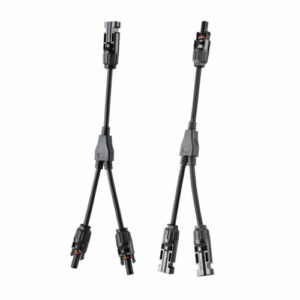 Y Solarstecker Verteiler Buchse 2 Fach Solarpanel Kabel Adapter Solarkabel