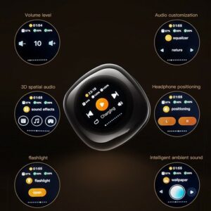 LG Tone Free DFP9, UV Nano, active noise Cancellation, in ear Kopfhörer, schwarz
