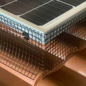 Taubenschutz Solaranlagengitter Solar Photovoltaik gegen Vögel Marder 30 Meter