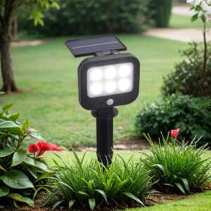 Brennenstuhl Solar Akku LED Strahler Außen+Innen Autark Garten Hof Lampe Licht
