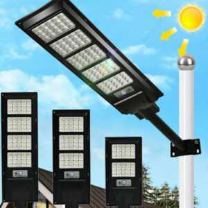 LED Solar Straßenlampe Solarleuchte mit Bewegungsmelder Fernbedienung 400W-1600W