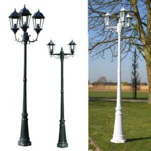 LUMILED Außenleuchte Gartenleuchte Außenlampe E27 Standleuchte Wandlampe Patina