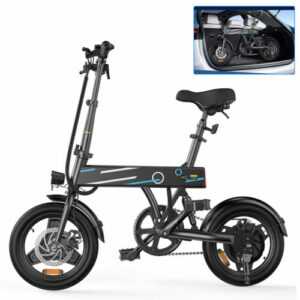 Elektrofahrrad 14 Zoll E-Bike Klappbar 350W E bike 25km/h E-City Bike bis 45KM