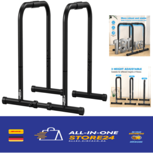 RELIFE Dip Station Barren Dip Bar Höhenverstellbar Calisthenics Fitness Gerät