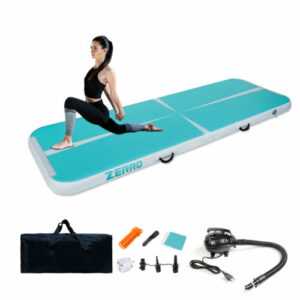 3M/ 4M Air Matte Aufblasbar Turnmatte Track Gymnastikmatte mit Elektropumpe