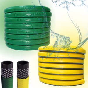 Gartenschlauch Schlauch 1 Zoll 1m 20m 30m 50m Grün Gelb Varianten