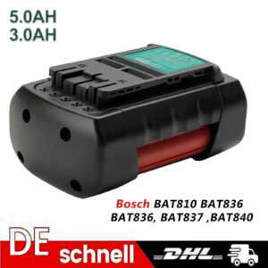 5.0Ah 36V Li-ion Akku Für Bosch BAT810 GSB GSR 36 V-Li GBH 36 VF-Li 18636-03