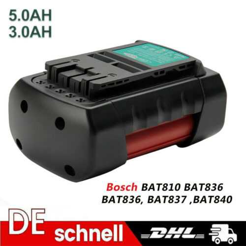 5.0Ah 36V Li-ion Akku Für Bosch BAT810 GSB GSR 36 V-Li GBH 36 VF-Li 18636-03