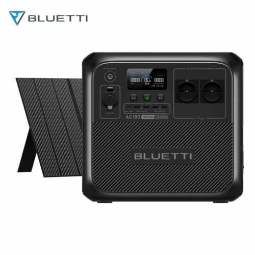 BLUETTI AC180 1800W Powerstation LiFePO4 1152Wh Tragbare Camping Solargenerator