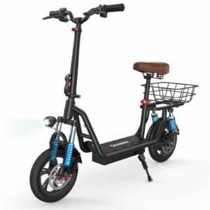 E-Scooter 12 Zoll Faltbar Offroad 500W 7.5AH Elektroroller 25km/h Vollfederung