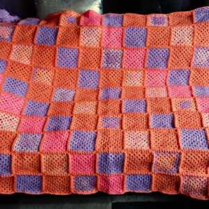 Granny Squaresdecke, Kuscheldecke, Tagesdecke, Decke 2,05x1,35(2)