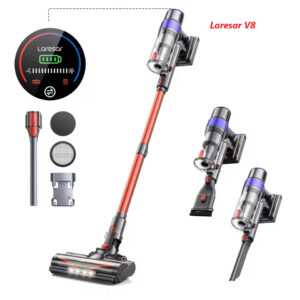 LARESAR V8 Handstaubsauger Akku- Staubsauger Elite Dyson Alternative 60 Min Akku
