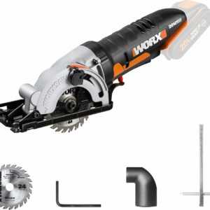 WORX WX527.9 WORXsaw Akku Handkreissäge 20V - Tauch- und Sägeschnitte bis zu 27m
