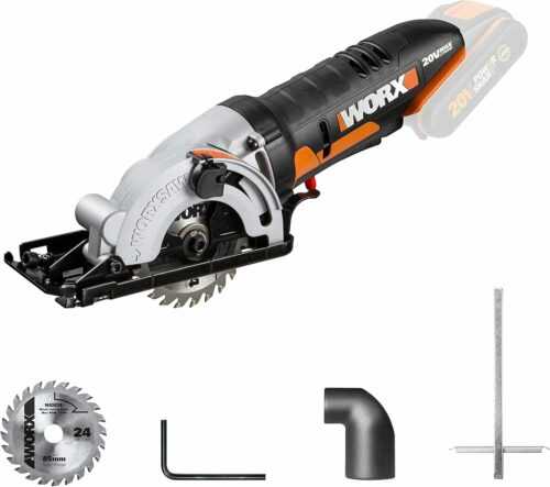 WORX WX527.9 WORXsaw Akku Handkreissäge 20V - Tauch- und Sägeschnitte bis zu 27m