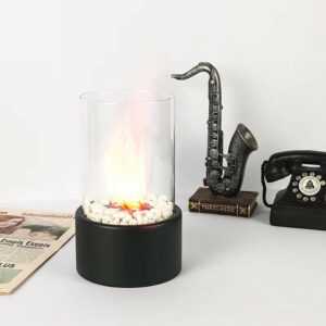 Tischkamin Bioethanol Feuerstelle Tischfeuer Kamin  Brennkammern Standkamin DE